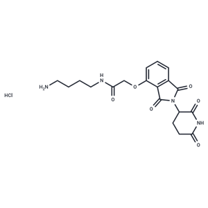 化合物 Thalidomide-O-amido-C4-NH2 hydrochloride|T18815|TargetMol