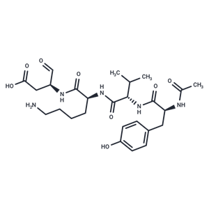 化合物 Ac-Tyr-Val-Lys-Asp-aldehyde,Ac-Tyr-Val-Lys-Asp-aldehyde