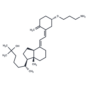 化合物 3-O-(2-Aminoethyl)-25-hydroxyvitamin D3|T19123|TargetMol