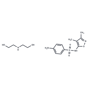 化合物 Sulfisoxazole diethanolamine|T61498|TargetMol