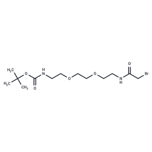 化合物 Bromoacetamido-C2-PEG2-NH-Boc|T14816|TargetMol