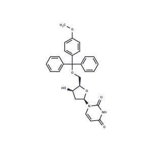 化合物 1-(5-O-Methoxytrityl-2-deoxy-b-D-xylofuranosyl)uracil|TNU0928|TargetMol