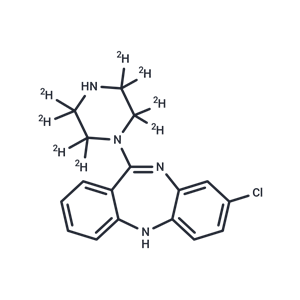 化合物 N-Desmethyl clozapine-d8|TMIH-0375|TargetMol