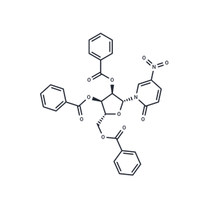 化合物 1-(2,3,5-Tribenzoyl-b-D-ribofuranosyl)-5-nitropyridine-2(1H)-one|TNU0798|TargetMol