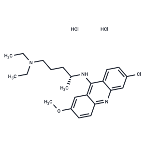 化合物 l-Atabrine dihydrochloride,l-Atabrine dihydrochloride