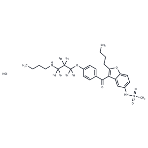 化合物 N-Desbutyl Dronedarone-d7 HCl|TMIH-0370|TargetMol