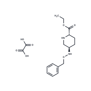 化合物 (2S,5R)-Ethyl 5-((benzyloxy)amino)piperidine-2-carboxylate oxalate|T66962|TargetMol