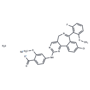 化合物 Alisertib sodium hydrate,Alisertib sodium hydrate