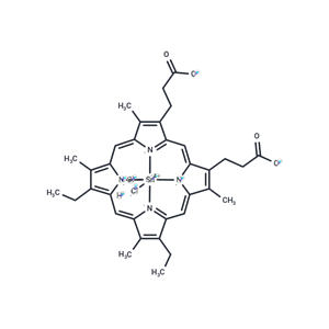 化合物 Tin(IV) mesoporphyrin IX dichloride|T17100|TargetMol