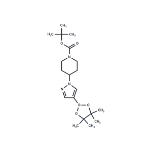 化合物 tert-Butyl 4-(4-(4,4,5,5-tetramethyl-1,3,2-dioxaborolan-2-yl)-1H-pyrazol-1-yl)piperidine-1-carboxylate,tert-Butyl 4-(4-(4,4,5,5-tetramethyl-1,3,2-dioxaborolan-2-yl)-1H-pyrazol-1-yl)piperidine-1-carboxylate