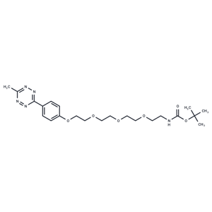 化合物 Methyltetrazine-PEG4-NH-Boc|T18349|TargetMol