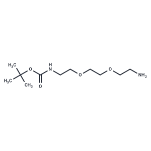 化合物 Boc-NH-PEG2-C2-NH2,Boc-NH-PEG2-C2-NH2