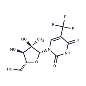 化合物 2’-C-Methyl-5-trifluoromethyluriddine|TNU0136|TargetMol