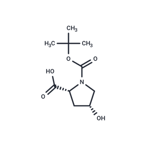 化合物 N-Boc-cis-4-Hydroxy-D-proline,N-Boc-cis-4-Hydroxy-D-proline