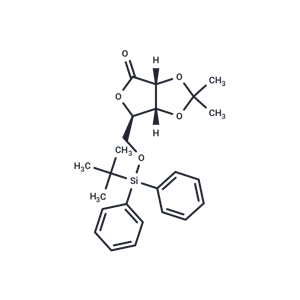 化合物 5-O-t-Butyldiphenyl ? silyl-2,3-O-isopropylidene-D-ribono-1,4-lactone|TNU1579|TargetMol