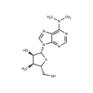 化合物 3’-Deoxy-3’-a-C-methyl-N6,N6-dimethyladenosine|TNU0223|TargetMol