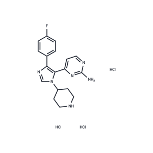 化合物 SB-220025 trihydrochloride|T24762|TargetMol