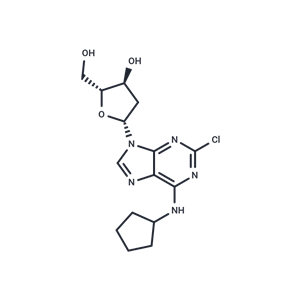 化合物 2-Chloro-N6-cyclopentyl 2’-deoxy- ? adenosine|TNU1344|TargetMol