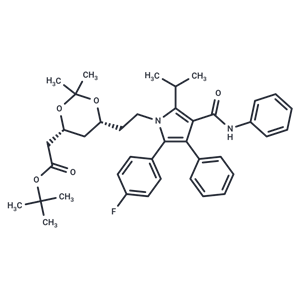 化合物 Atorvastatin acetonide tert-butyl ester|T10400|TargetMol