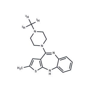 化合物 Olanzapine D3|T12291|TargetMol