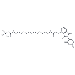 Thalidomide-O-amido-CH2-PEG3-CH2-NH-Boc|T39216|TargetMol