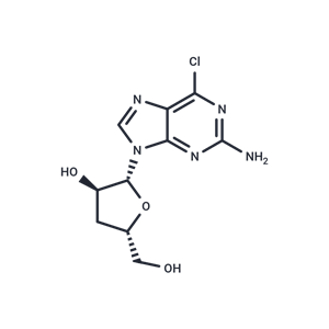 化合物 2-Amino-6-chloro-9-(3-deoxy-beta-D-ribofuanosyl)-9H-purine|TNU0983|TargetMol