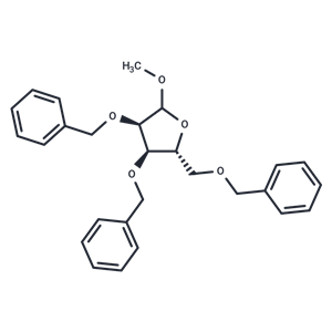 化合物 Methyl ?2,3,5-tri-O-benzyl-D-ribofuranoside|TNU0910|TargetMol