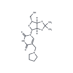 化合物 2’,3’-O-Isopropylidene-5-pyrrolidinomethyl-2-thiouridine|TNU0698|TargetMol