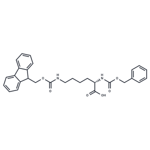 化合物 (S)-6-((((9H-Fluoren-9-yl)methoxy)carbonyl)amino)-2-(((benzyloxy)carbonyl)amino)hexanoic acid|T65356|TargetMol