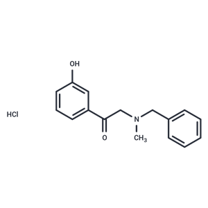 化合物 2-(Benzyl(methyl)amino)-1-(3-hydroxyphenyl)ethanone hydrochloride|T65560|TargetMol