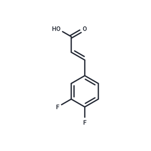 化合物 trans-3,4-Difluorocinnamic acid|T67373|TargetMol