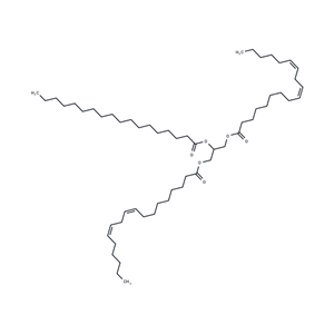 化合物 1,3-Dilinoleoyl-2-Stearoyl Glycerol|T85132|TargetMol