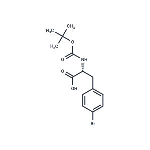 化合物 Boc-D-Phe(4-Br)-OH,Boc-D-Phe(4-Br)-OH