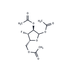 化合物 3-Deoxy-3-fluoro-1,2,5-tri-O-acetyl-D-xylofuranose|TNU1363|TargetMol