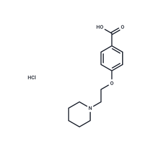 化合物 4-[2-(1-Piperidyl)ethoxy]benzoic Acid Hydrochloride|T66228|TargetMol