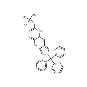 化合物 Boc-D-His(trt)-OH|T67425|TargetMol