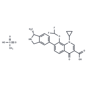 化合物 Garenoxacin mesylate|T7804L|TargetMol