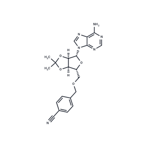 化合物 5’-O-(4-Cyanobenzyl)-2’,3’-O-isopropylidene adenosine,5’-O-(4-Cyanobenzyl)-2’,3’-O-isopropylidene adenosine