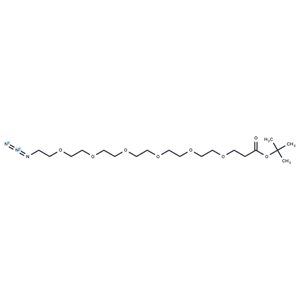 化合物 Azido-PEG6-C2-Boc,Azido-PEG6-C2-Boc