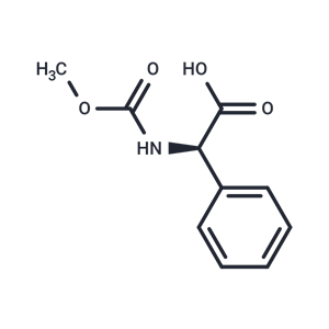 化合物 (R)-2-((Methoxycarbonyl)amino)-2-phenylacetic acid|T65697|TargetMol