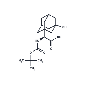 化合物 Boc-3-Hydroxy-1-adamantyl-D-glycine|T66213|TargetMol