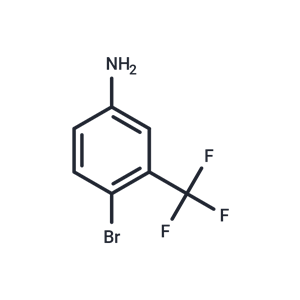 化合物 4-Bromo-3-(trifluoromethyl)aniline|T64898|TargetMol