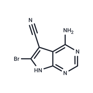 化合物 4-Amino-6-bromo-5-cyano-7H-pyrrolo[2,3-d]pyrimidine|TNU1015|TargetMol