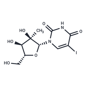 化合物 5-Iodo-2’-C-methyl uridine|TNU0093|TargetMol