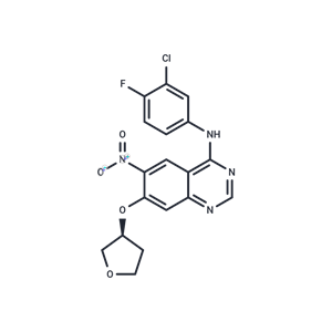 化合物 (S)-N-(3-Chloro-4-fluorophenyl)-6-nitro-7-((tetrahydrofuran-3-yl)oxy)quinazolin-4-amine,(S)-N-(3-Chloro-4-fluorophenyl)-6-nitro-7-((tetrahydrofuran-3-yl)oxy)quinazolin-4-amine