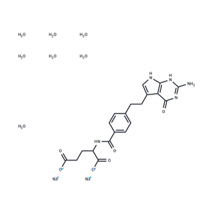 化合物 Pemetrexed disodium heptahydrate,Pemetrexed disodium heptahydrate