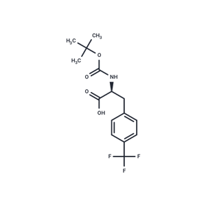 化合物 N-Boc-4-(trifluoromethyl)-L-phenylalanine|T65536|TargetMol