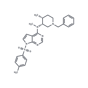 化合物 N-((3R,4R)-1-Benzyl-4-methylpiperidin-3-yl)-N-methyl-7-tosyl-7H-pyrrolo[2,3-d]pyrimidin-4-amine,N-((3R,4R)-1-Benzyl-4-methylpiperidin-3-yl)-N-methyl-7-tosyl-7H-pyrrolo[2,3-d]pyrimidin-4-amine