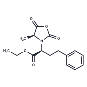 化合物 Ethyl (S)-2-[(S)-4-Methyl-2,5-dioxo-3-oxazolidinyl]-4-phenylbutanoate|T67596|TargetMol