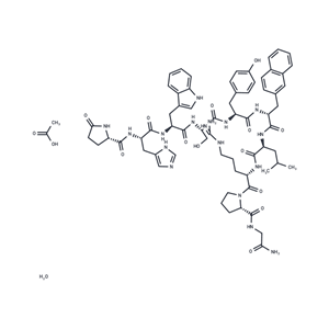 化合物 Nafarelin acetate hydrate,Nafarelin acetate hydrate